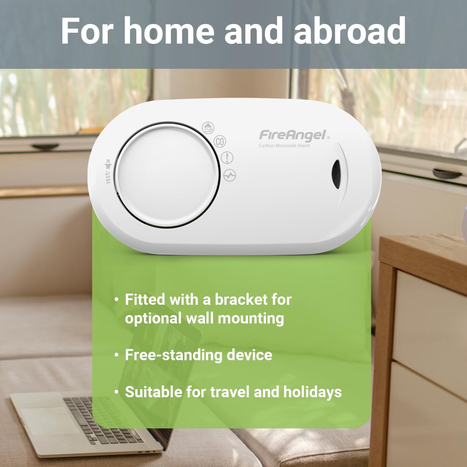 Thumbnail 4 de FireAngel FA3820 Carbon Monoxide Detector with 10-Year Sealed Battery