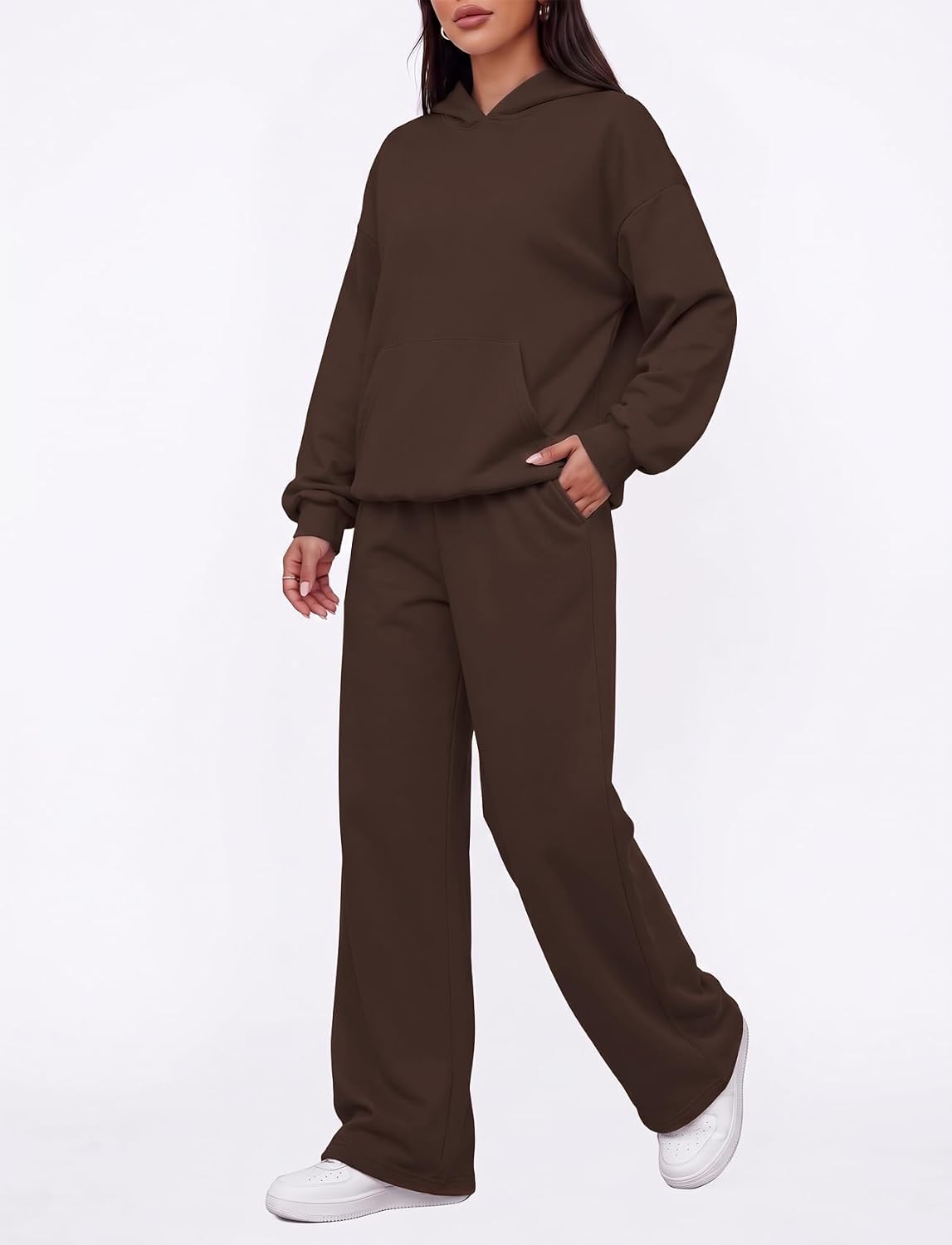Detalle de Women's 2-Piece Lounge Set in Cotton-Polyester Fleece