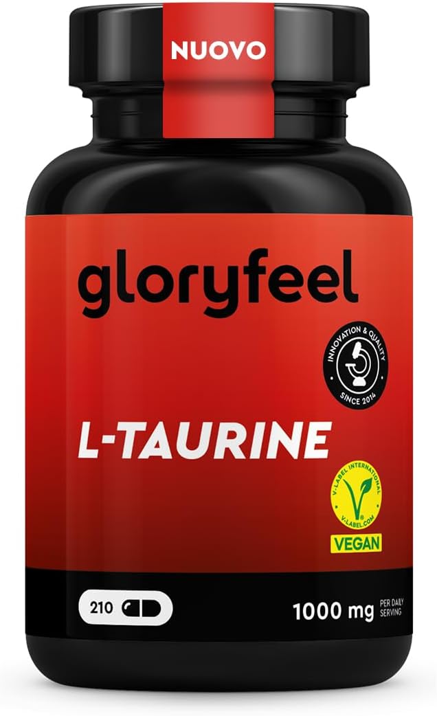 Detalle de L-Taurina 1000 mg ad Alto Dosaggio – Scorta di 3 Mesi, Vegan e Senza Additivi