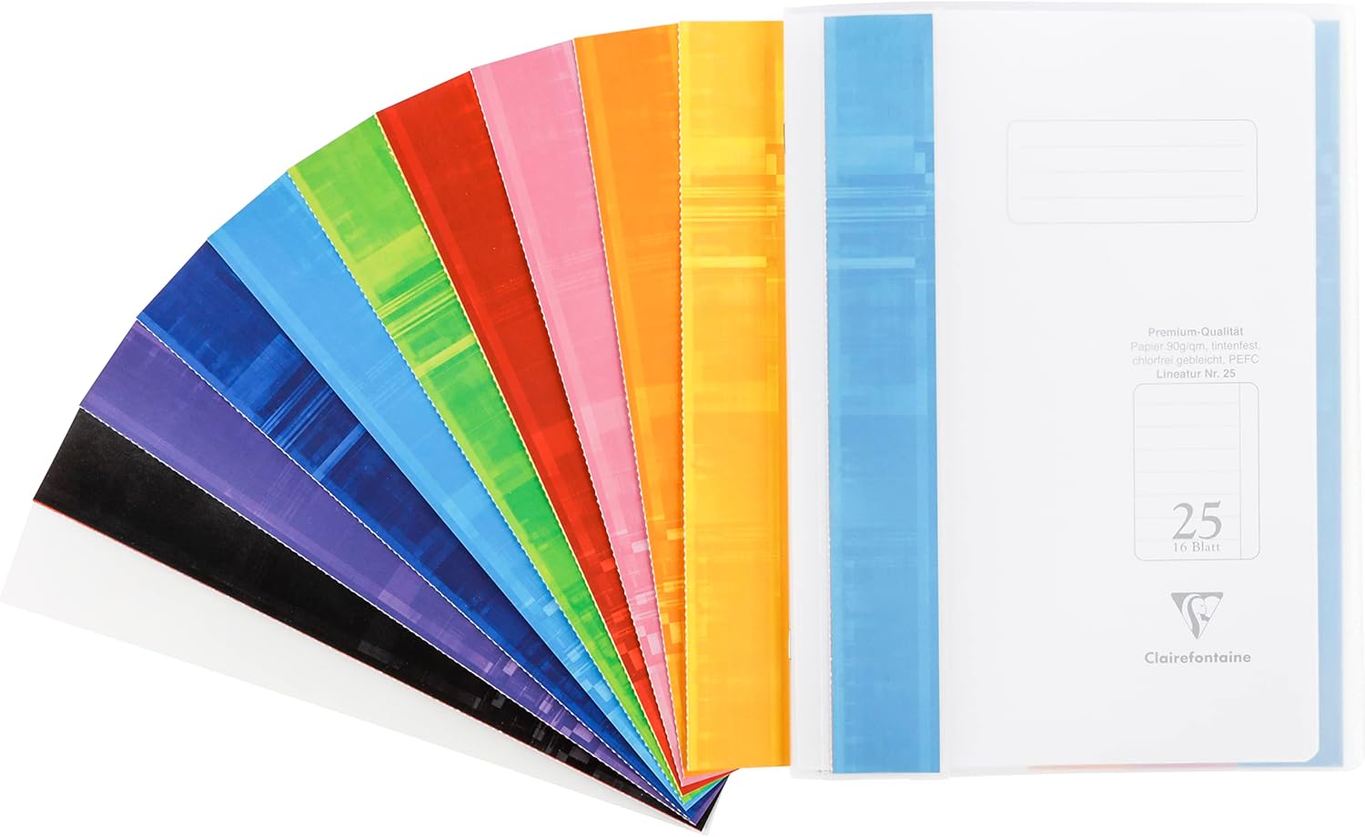 Thumbnail 3 de Clairefontaine 973225C Koverbook Heft mit PP-Deckel und Klarsichthüllen, DIN A4, 25 liniert (1 Stück)