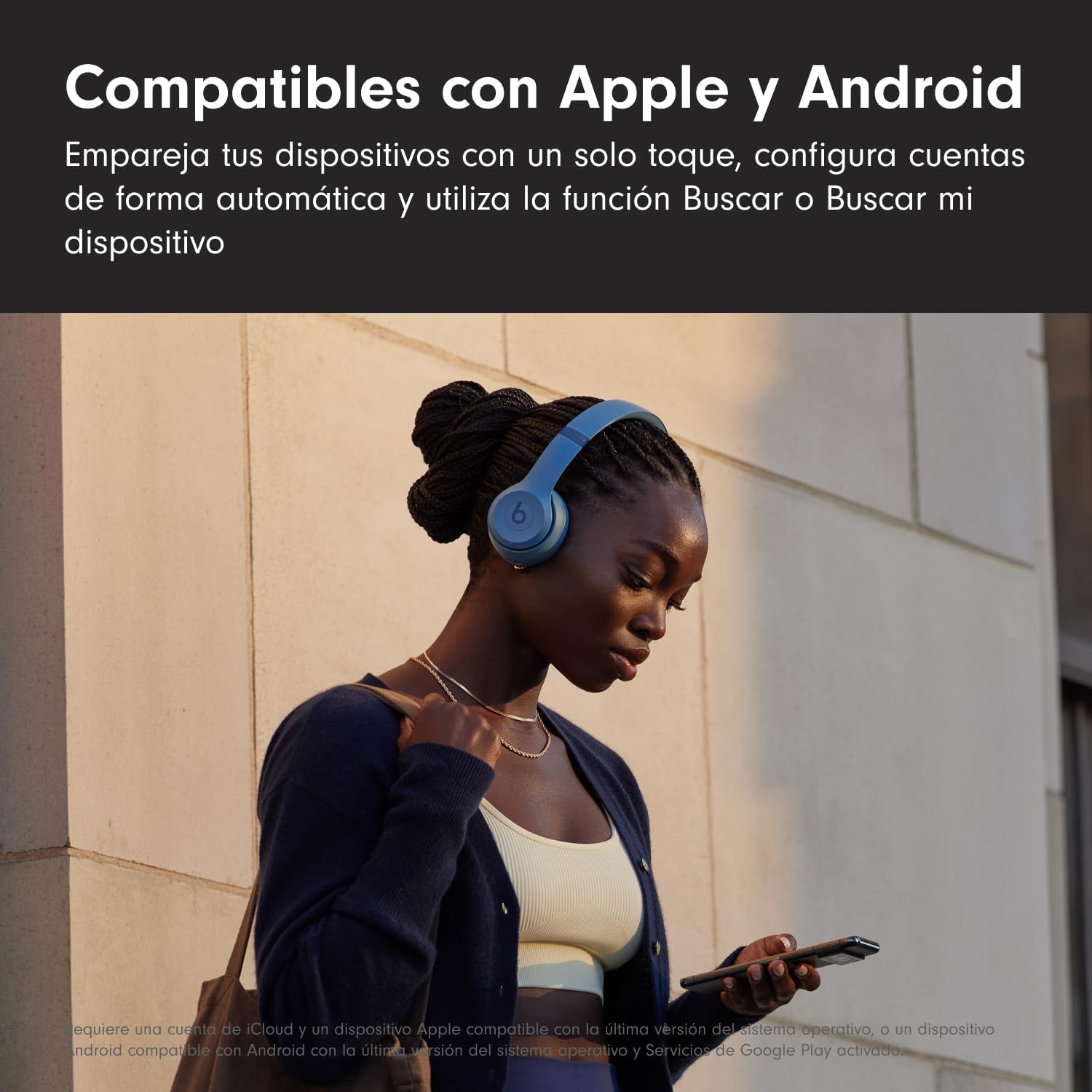 Thumbnail 5 de Beats Solo 4 - Auriculares Bluetooth On-Ear, 50h, Azul Pizarra 🎧