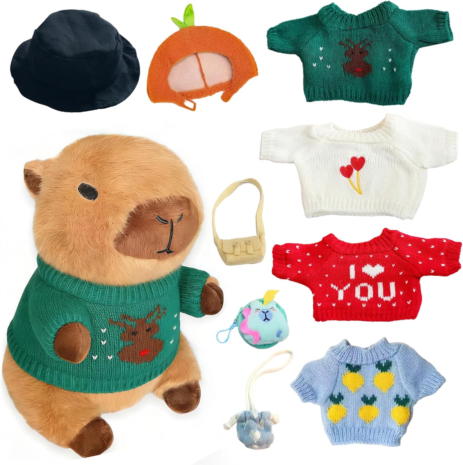 Detalle de TITQWOP 10.2" Capybara Plush Toy