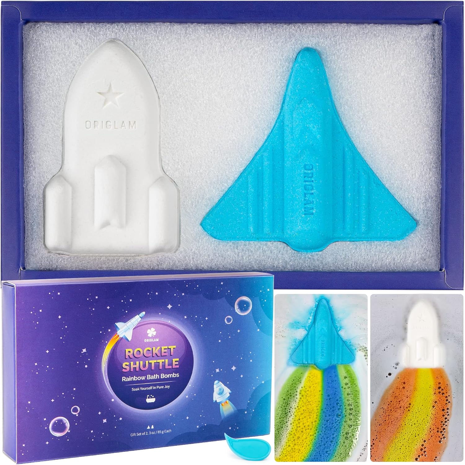 Detalle de ORIGLAM Kids Bath Bombs 85g×2