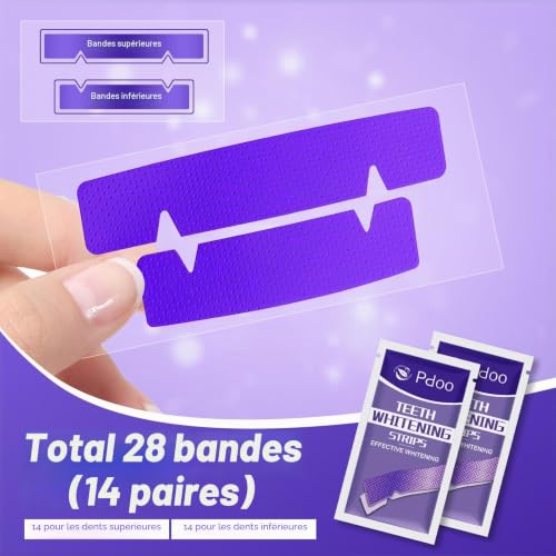 Detalle de Pdoo bandes blanchiment dentaire sans peroxyde
