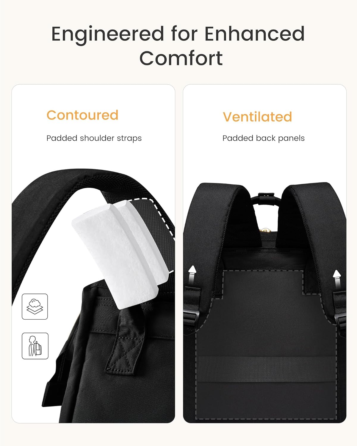 Thumbnail 5 de LOVEVOOK Laptop Backpack 15.6-inch waterproof daypack