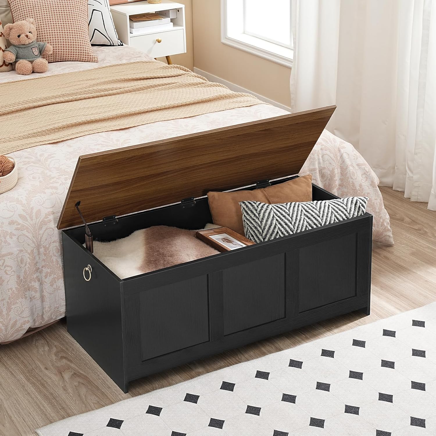 Detalle 2 de HOOBRO Storage Bench 39.3-inch