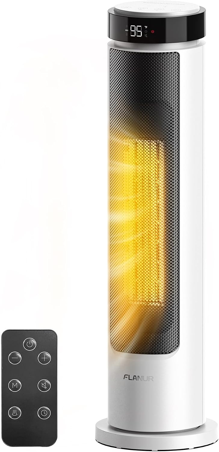 Thumbnail 6 de FLANUR Electric heater 1500W with remote