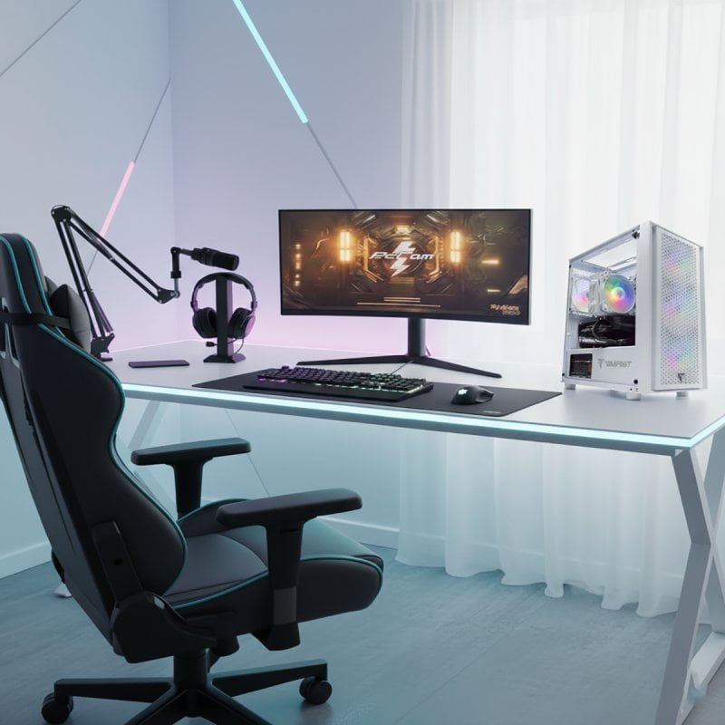Detalle de PcCom Ready: PC gaming con Intel Core i5-12400F, 32 GB, 1 TB SSD y RTX 5060 V2 (Blanco)