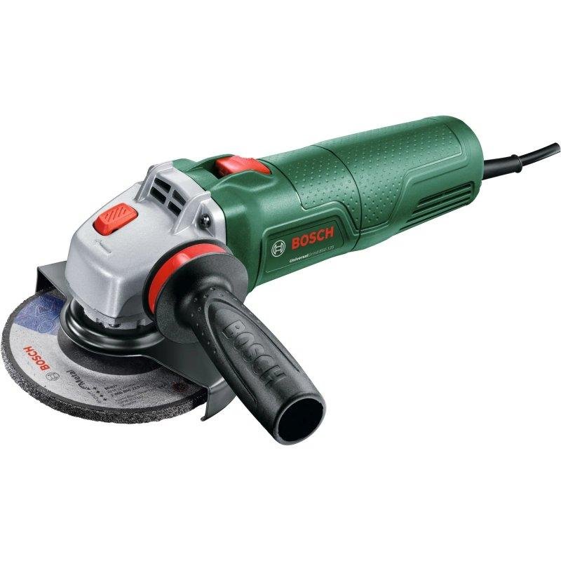 Detalle 2 de Amoladora angular Bosch Universalgrind 850-125: potencia y versatilidad para bricolaje y uso medio