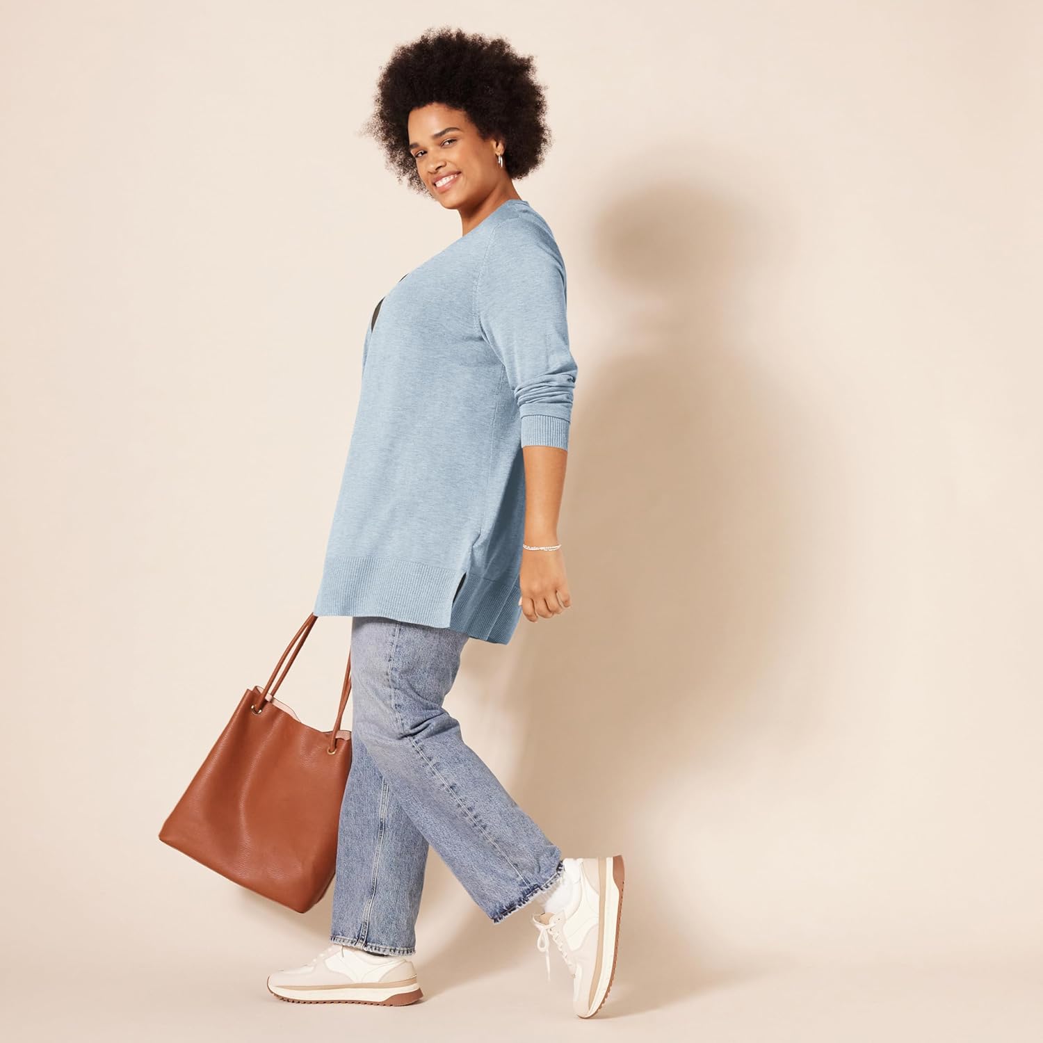 Thumbnail 6 de Leichte Strickjacke ohne Knöpfe für Damen von Amazon Essentials (in Übergröße erhältlich)
