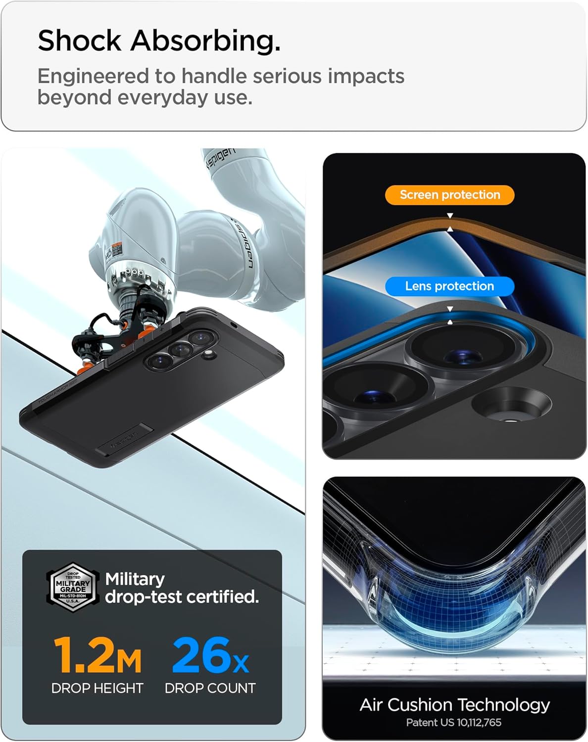 Thumbnail 4 de Spigen Tough Armor MagFit Case for Galaxy S26 Plus with Kickstand — Military-Grade Protection with MagSafe