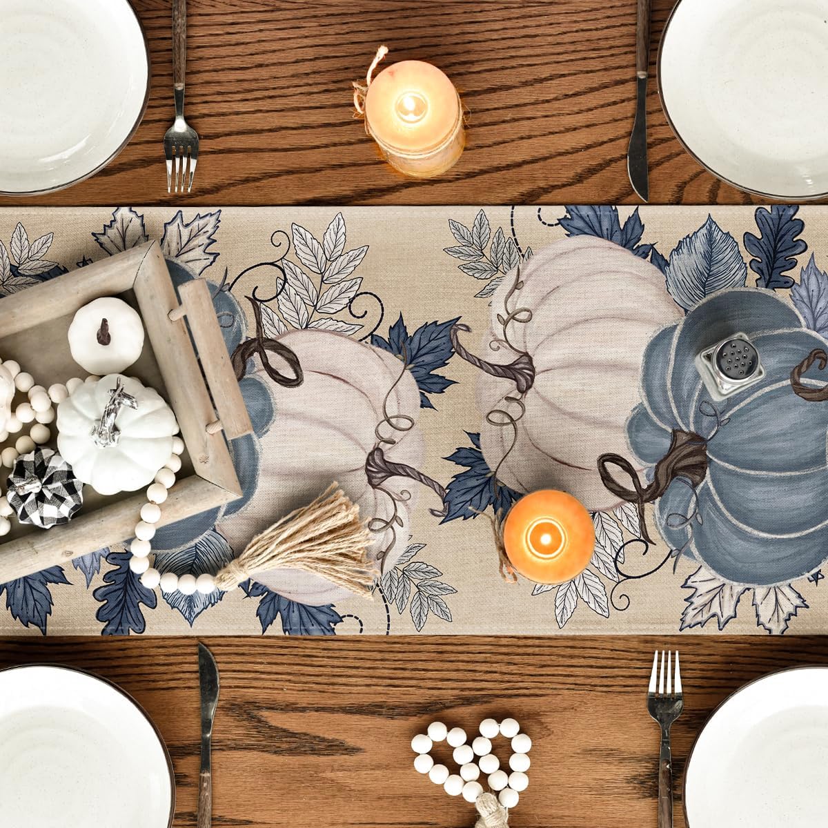 Thumbnail 6 de Artoid Mode Fall Table Runner 13 x 72 Inch