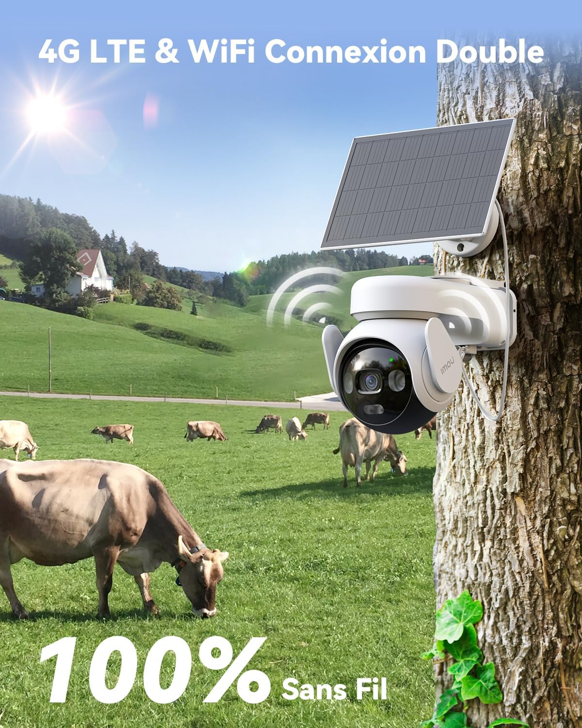 Thumbnail 1 de Imou 3K Caméra solaire 4G 10000mAh