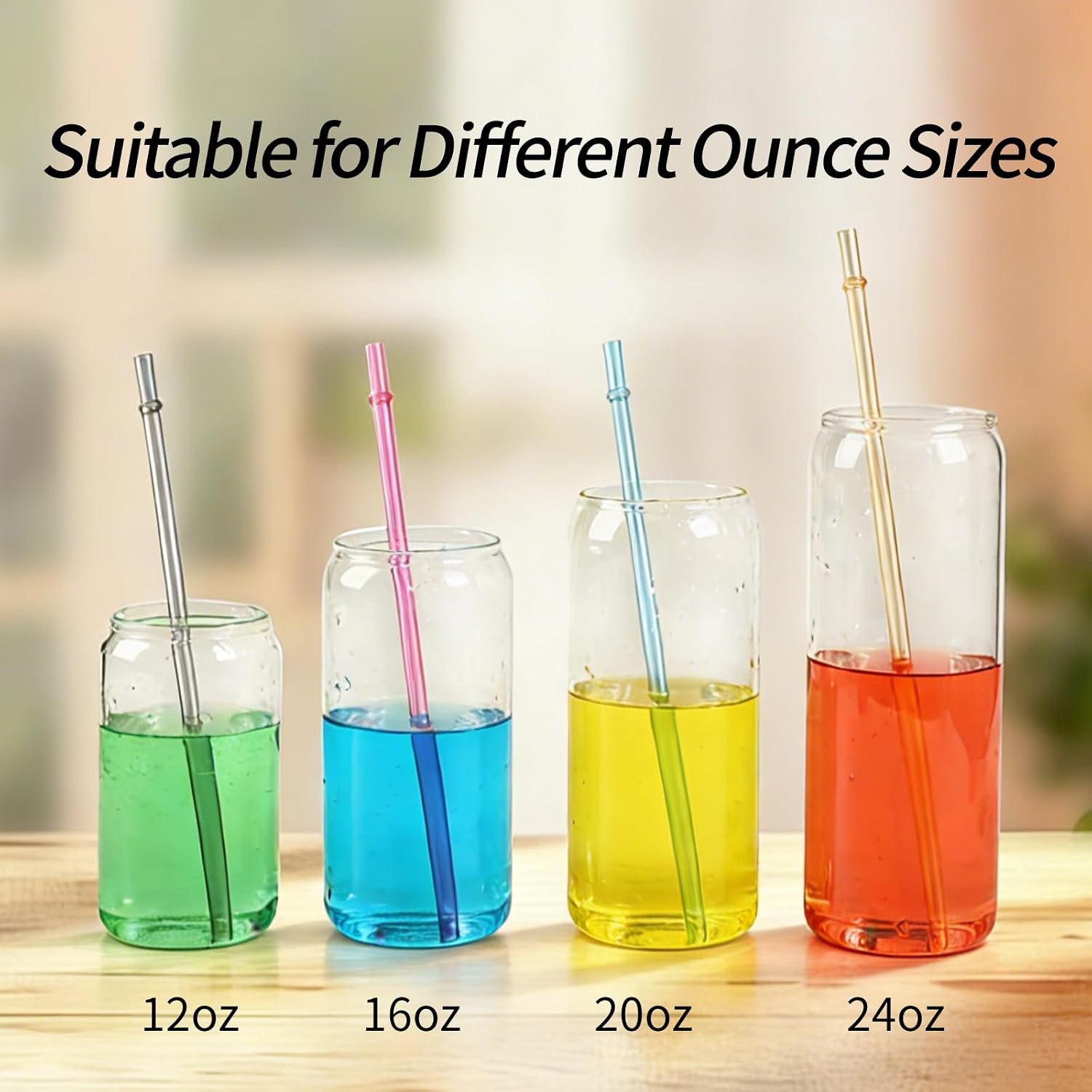 Thumbnail 3 de Breeze Sip Reusable Plastic Drinking Straws 9.05-Inch