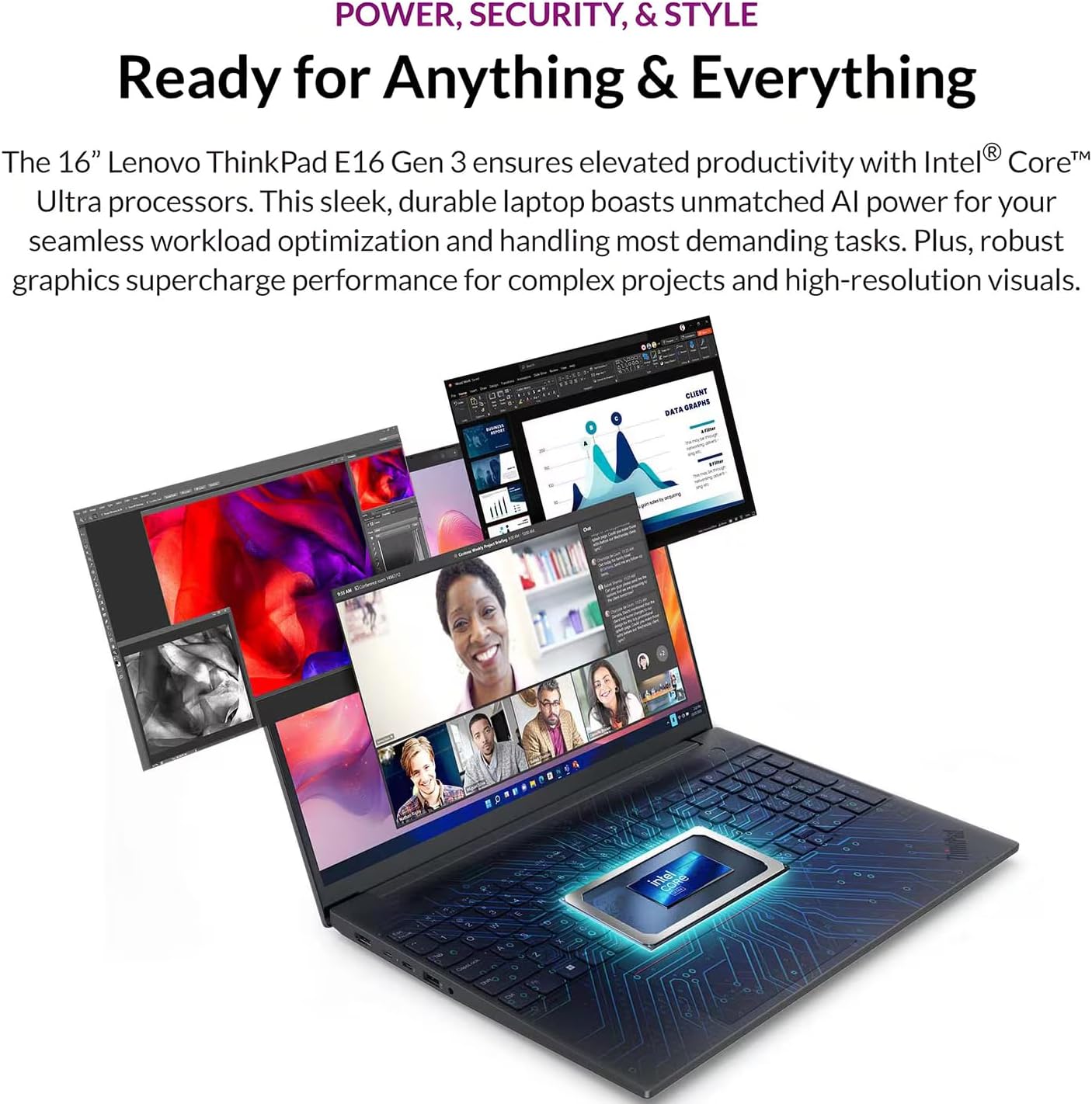 Thumbnail 2 de Lenovo ThinkPad E16 Gen 3 laptop