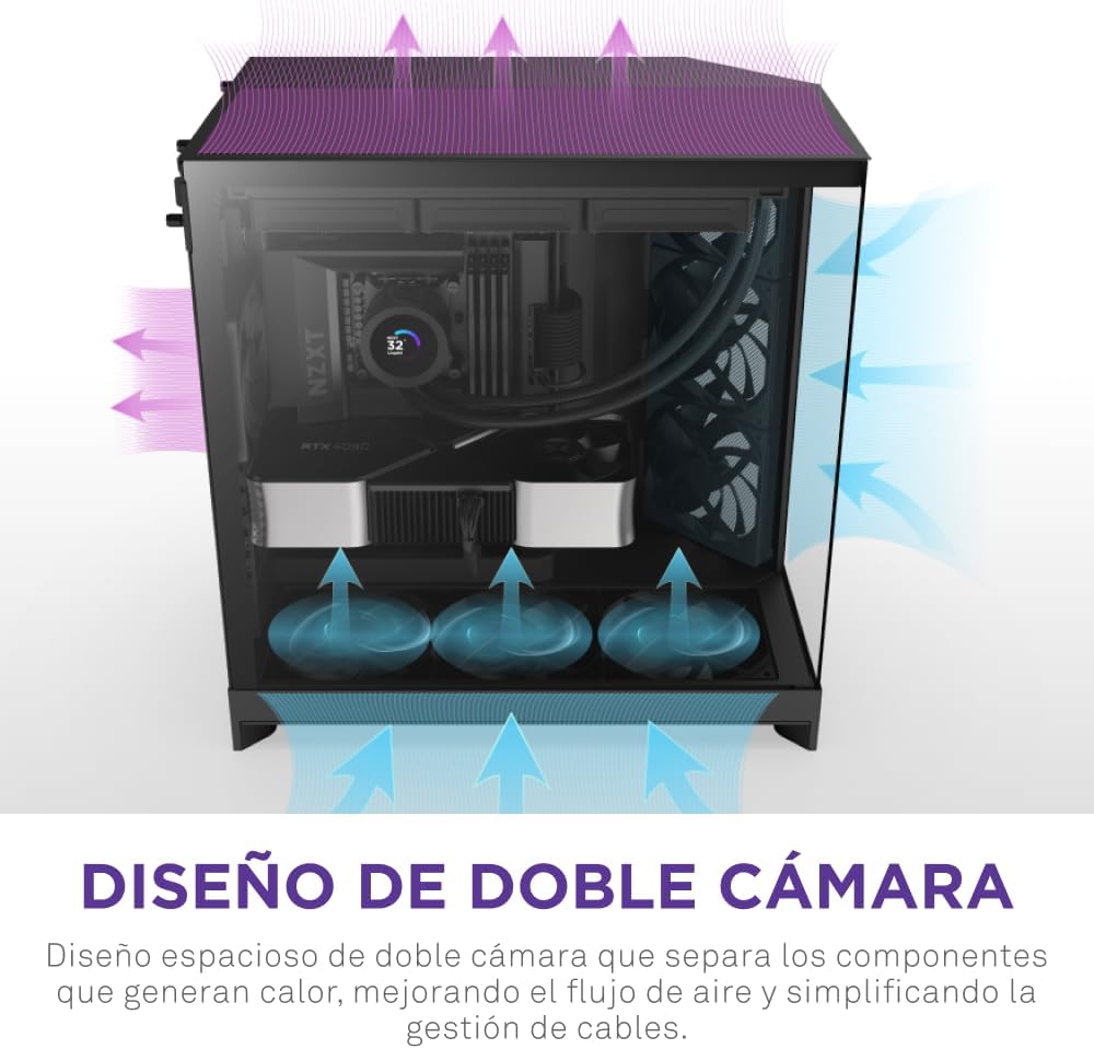 Thumbnail 5 de NZXT H9 Flow 2025 Caja ATX Torre
