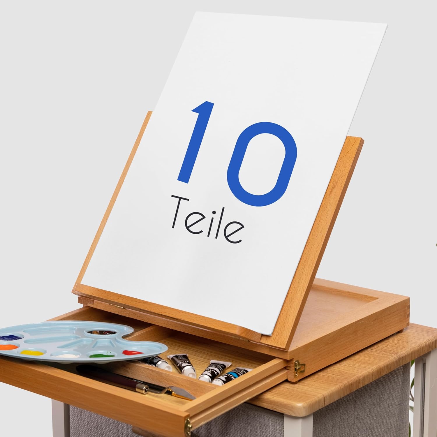 Thumbnail 3 de Zenacolor Canvas-Set (10-teilig) 13×18 cm – Leinwände zum Bemalen, 100% säurefreie Baumwolle