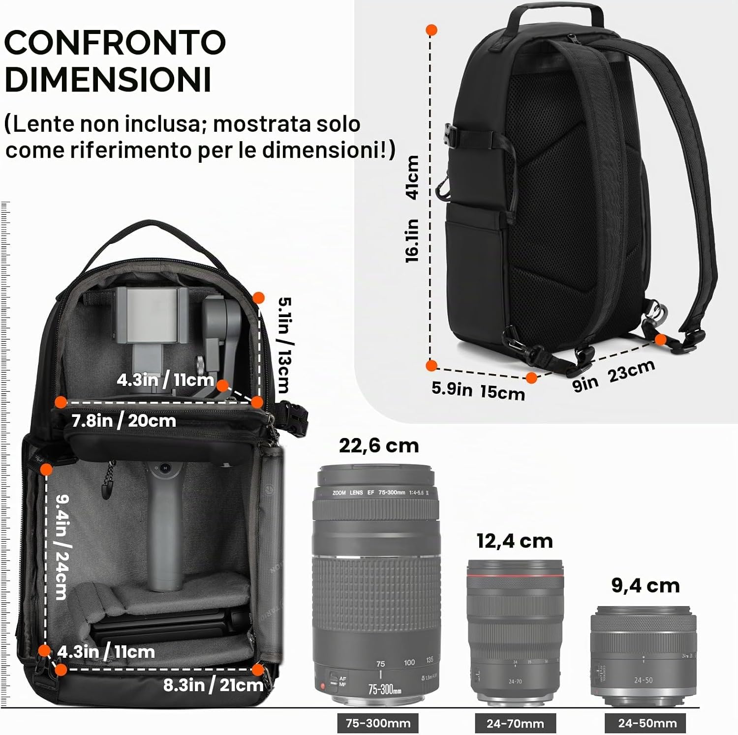 Thumbnail 6 de TARION Borsa fotografica 9 L
