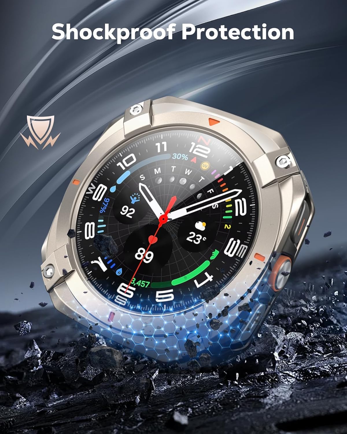 Thumbnail 3 de MoKo Galaxy Watch Ultra 47mm 3 in 1 Case