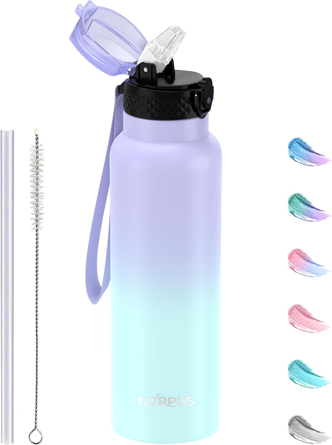 Thumbnail 6 de GOPPUS 750ml Stainless Water Bottle 🚰