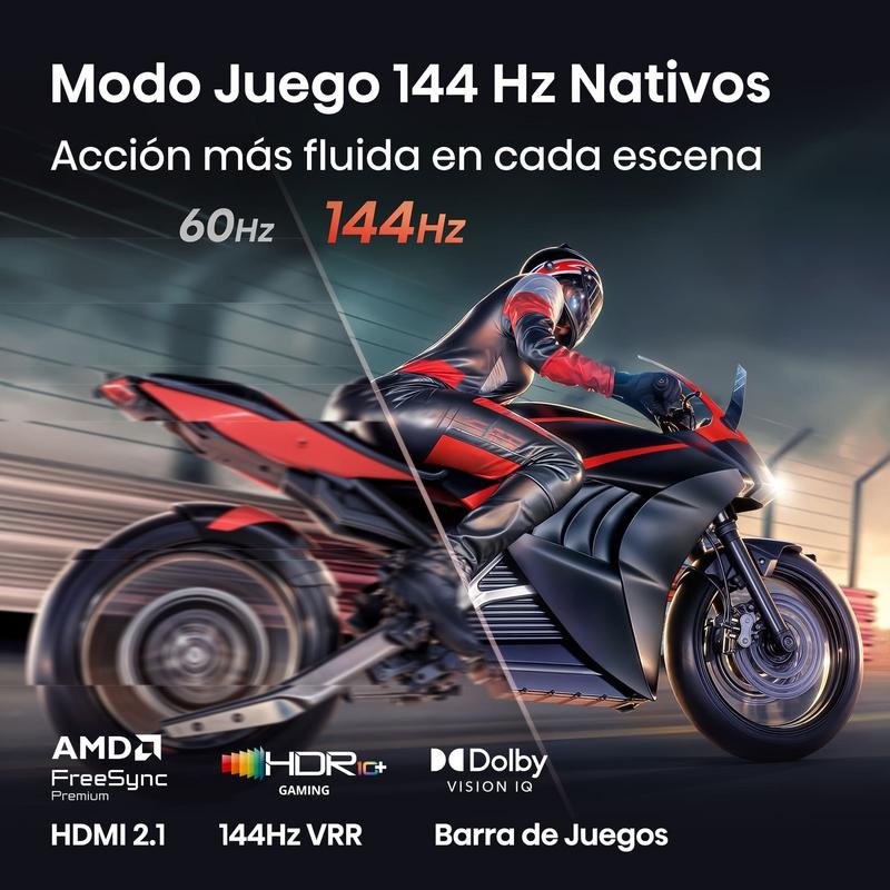 Thumbnail 2 de Hisense 65E8S: TV QLED 65" 4K MiniLED 144 Hz con HomeOS, HDR10+ y sonido Devialet