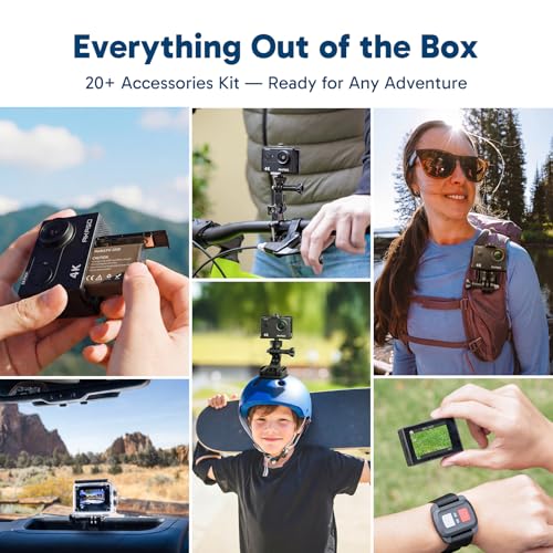 Thumbnail 8 de AKASO EK7000 4K30FPS Action Camera with EIS — 20MP, 131ft Waterproof, WiFi & Remote
