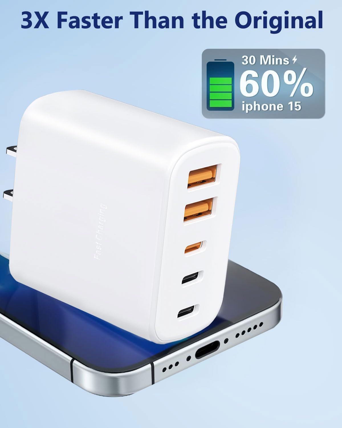 Thumbnail 2 de 60W 5-Port USB-C Wall Charger