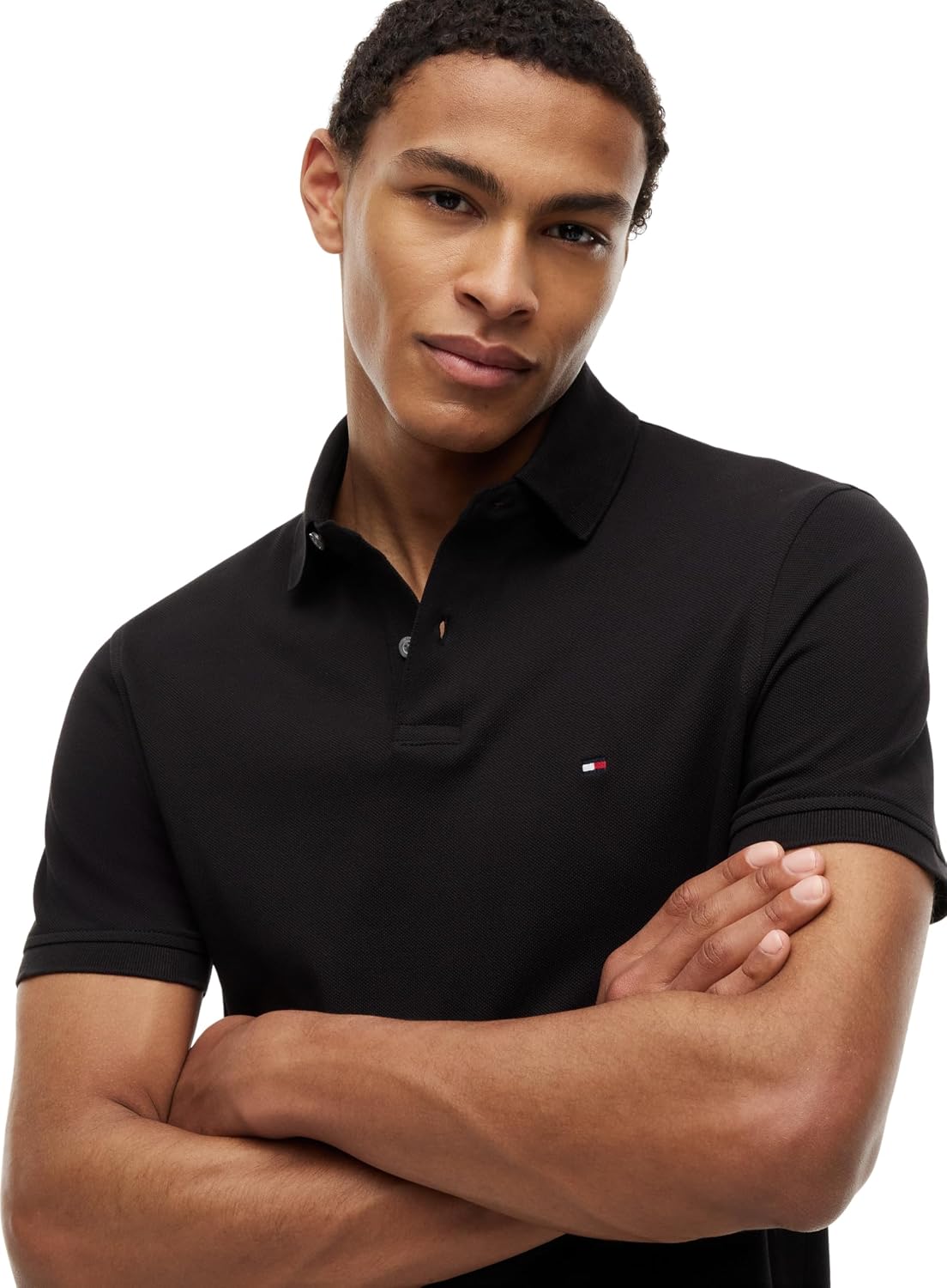 Thumbnail 3 de Tommy Hilfiger Polo manches courtes 1985 Regular Fit – Noir