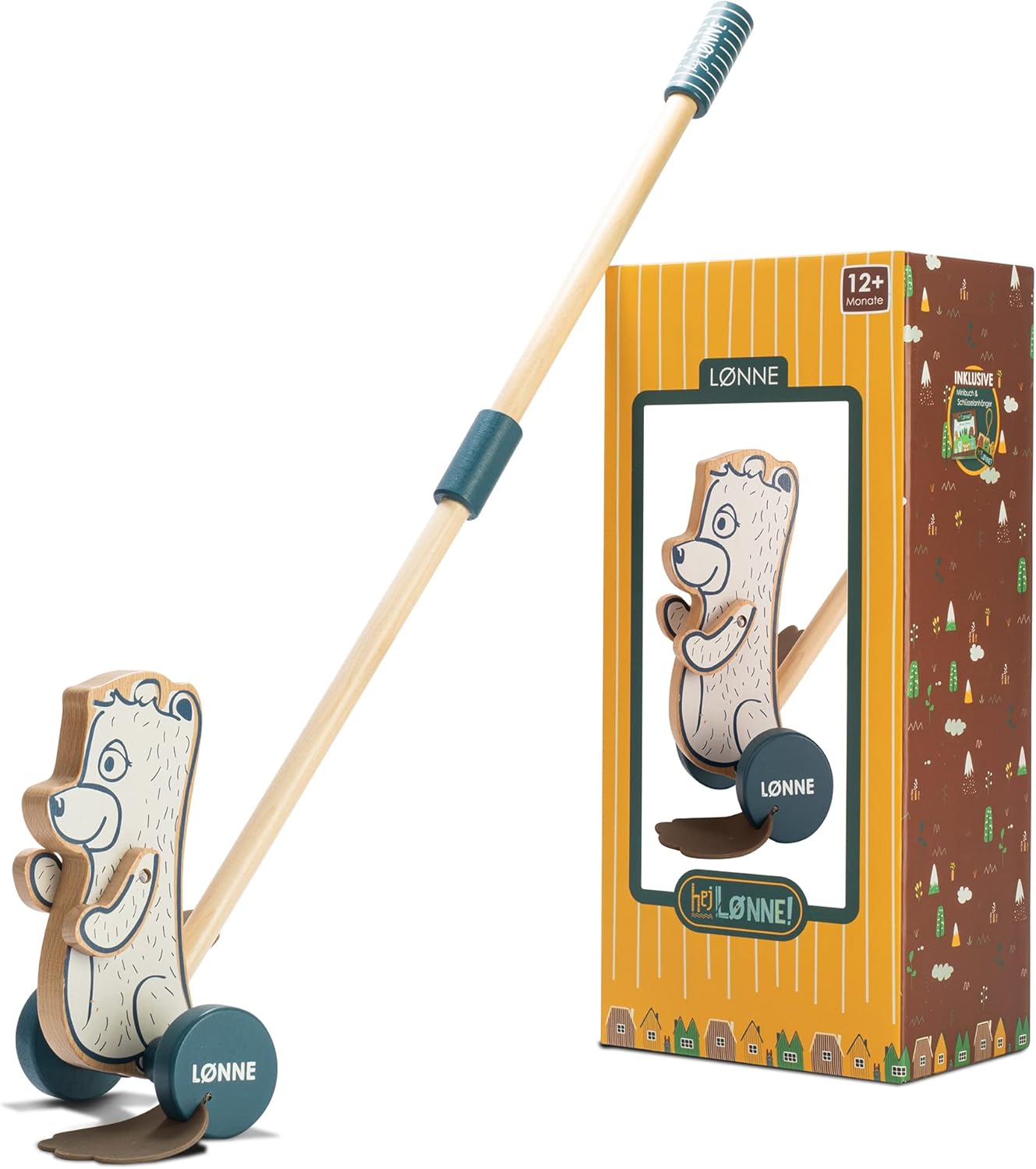 Thumbnail 6 de HEJ LØNNE Ida Schiebefigur aus Holz 12x12