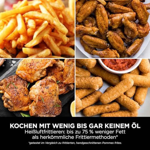 Thumbnail 13 de Ninja Double Stack XL Heißluftfritteuse – 9,5 L, 4 Ebenen, Grau