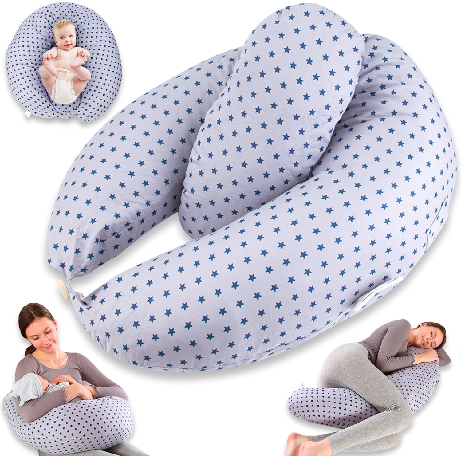 Thumbnail 6 de Chilling Home 2-in-1 Stillkissen XXL Schwangerschaftskissen