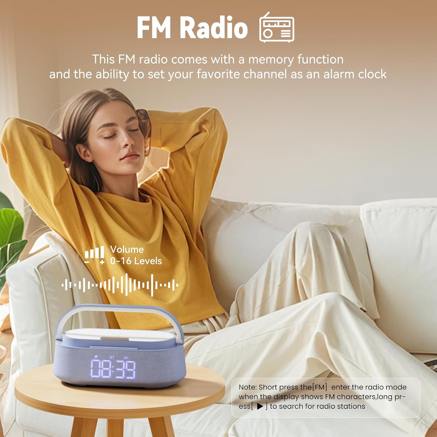 Thumbnail 2 de Bluetooth speaker with wireless charging 15W