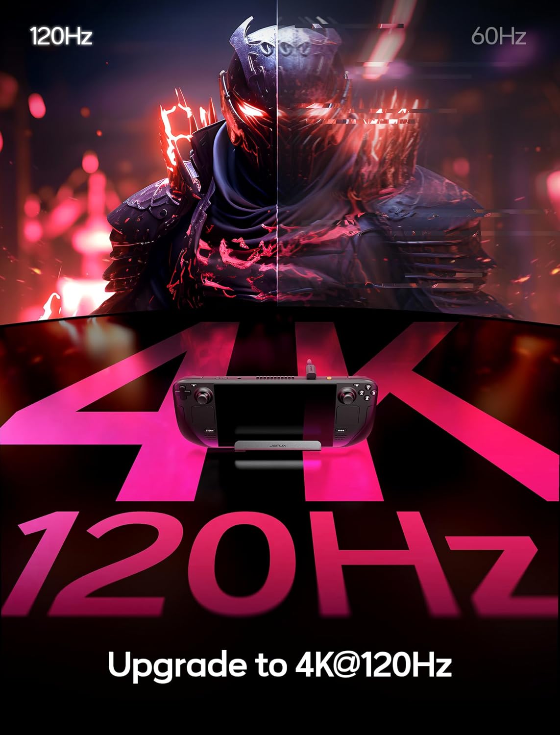 Thumbnail 2 de JSAUX Steam Deck Dock 100W 4K@120Hz