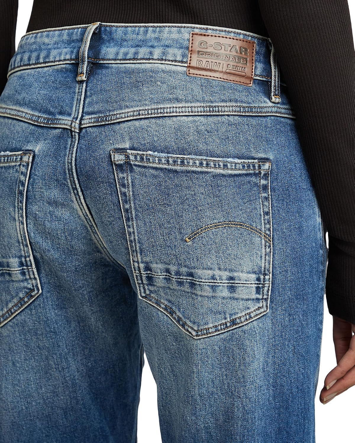 Detalle 2 de G-STAR RAW Damen Kate Boyfriend Jeans – Low Rise, gerades Bein