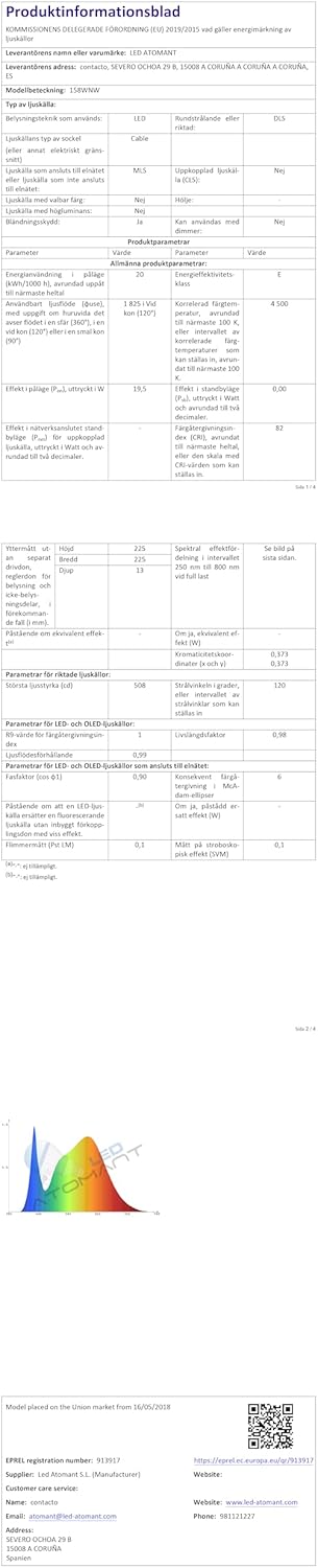 Thumbnail 17 de LED ATOMANT Pack 4x Downlight LED Extraplano Redondo 💡