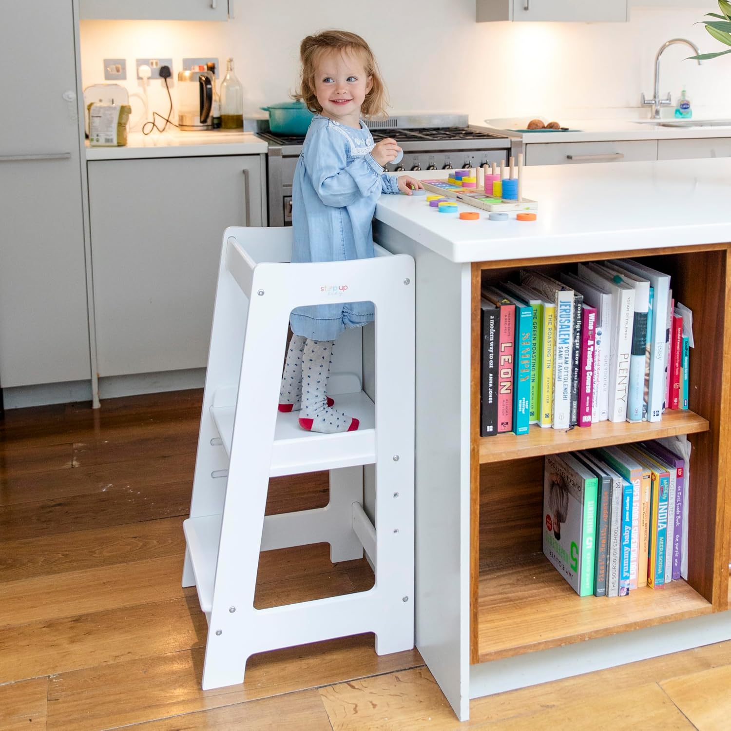 Thumbnail 1 de Stepup Baby Toddler Tower adjustable for 18 months