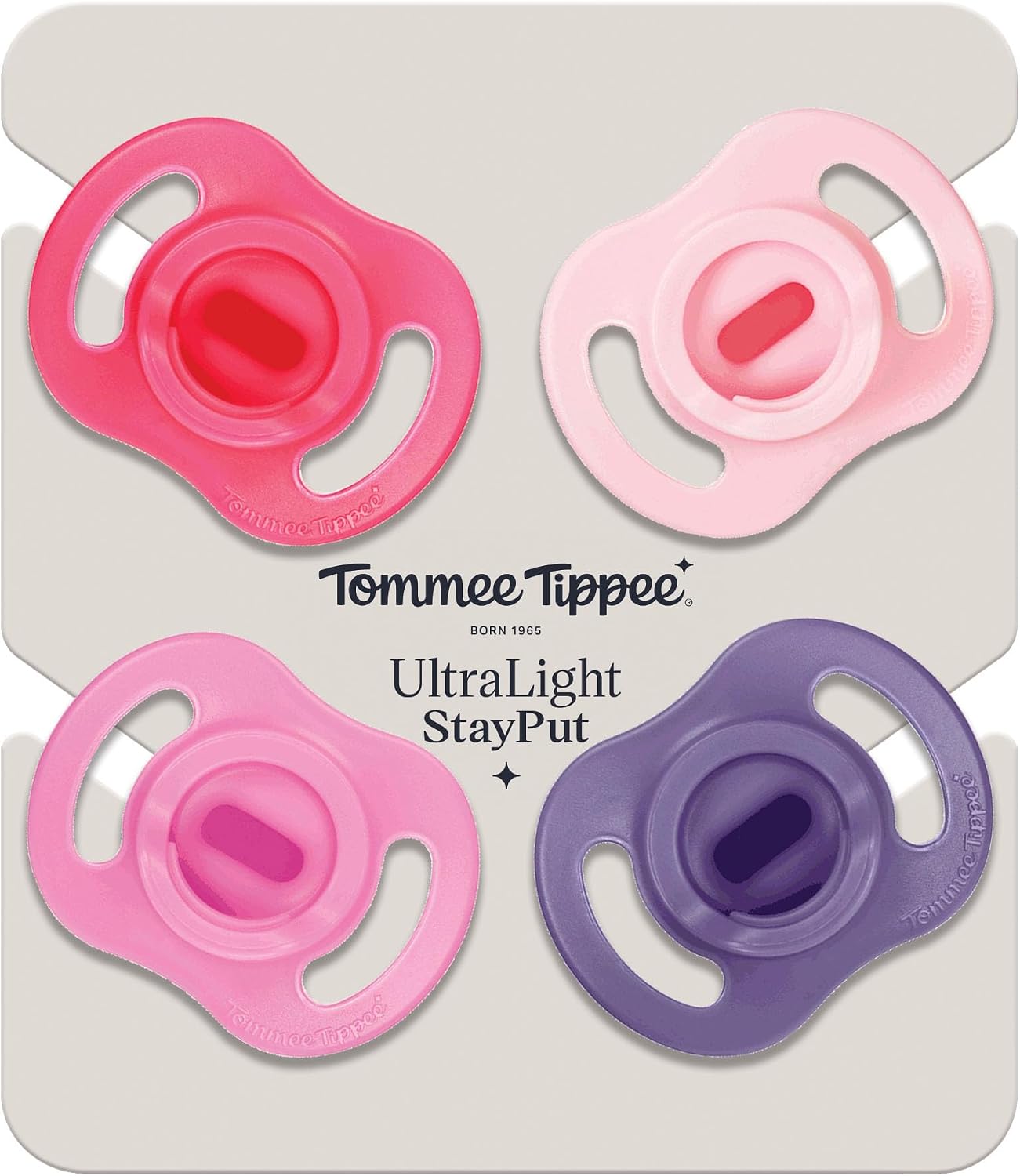 Detalle 2 de Tommee Tippee Ultra‑Light StayPut Dummy 4-pack