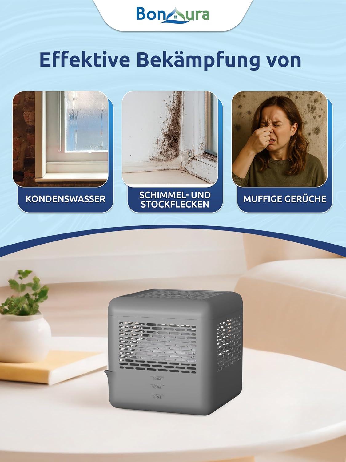 Detalle de Luftentfeuchter BonAura Set für 40 m²