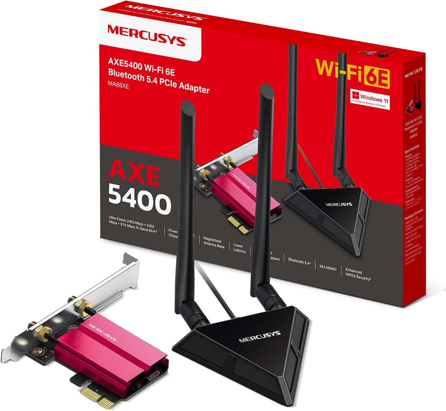 Thumbnail 6 de MERCUSYS MA80XE AX3000 PCIe Wi‑Fi Adapter