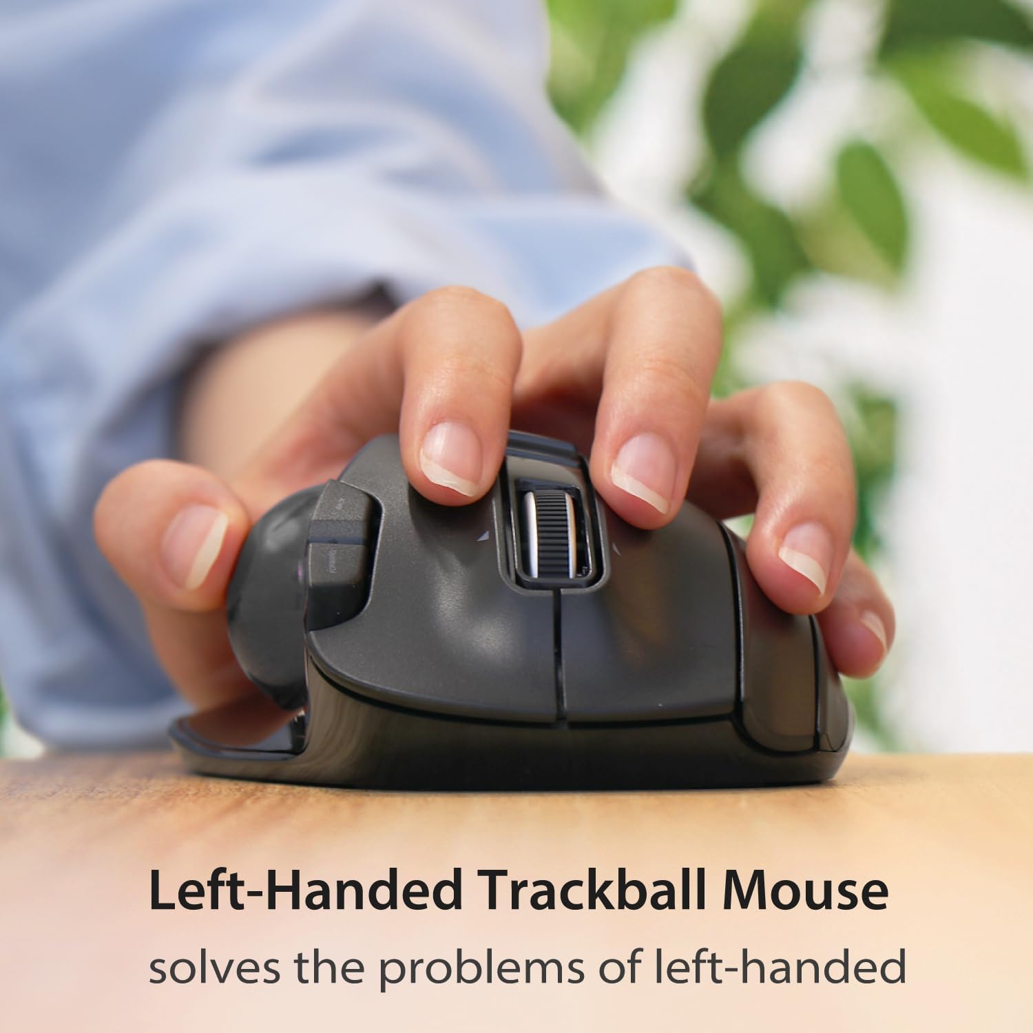 Detalle 2 de ELECOM left-handed trackball mouse M-XT4DRBK