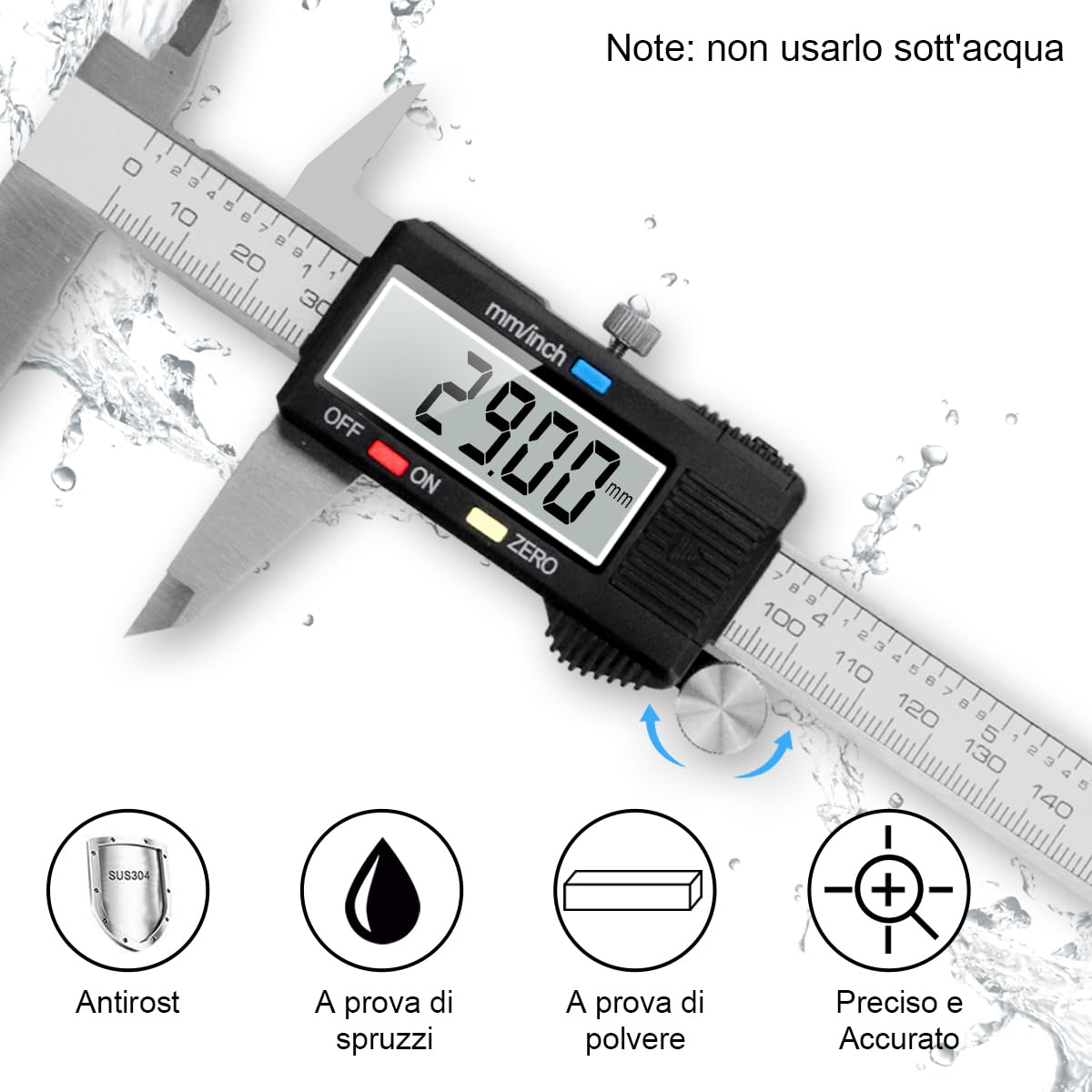 Thumbnail 4 de Qfun Precisione Micrometro 150 mm