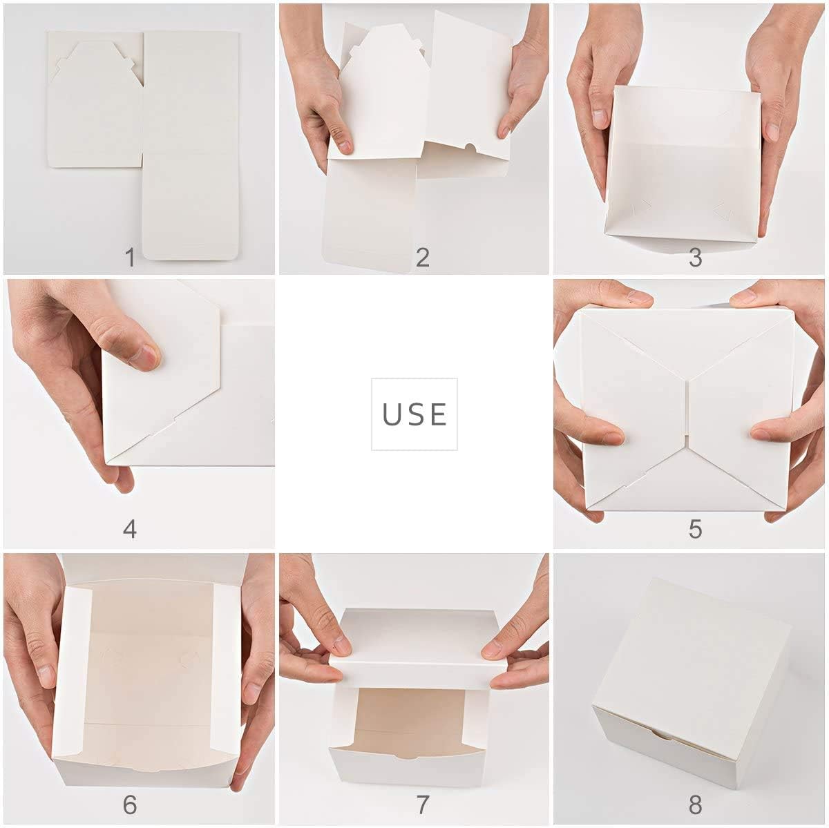 Thumbnail 6 de Switosan Kraft Paper Gift Boxes 20x20x10 cm 10pc