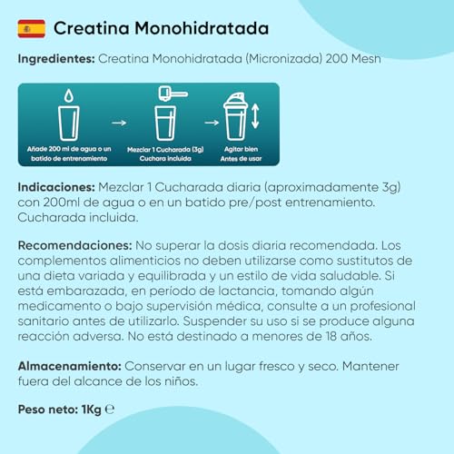 Thumbnail 4 de WeightWorld Creatina Monohidratada 1kg