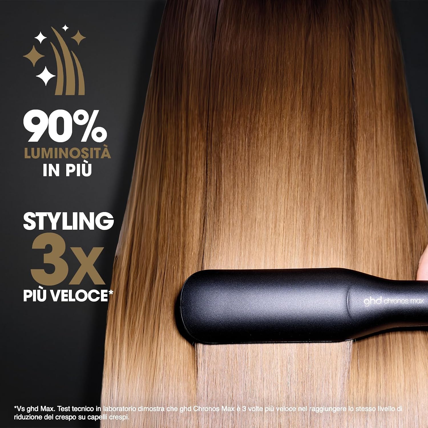 Thumbnail 2 de ghd Chronos Max: Piastra capelli professionale a lamelle larghe per styling rapido e protezione dal calore