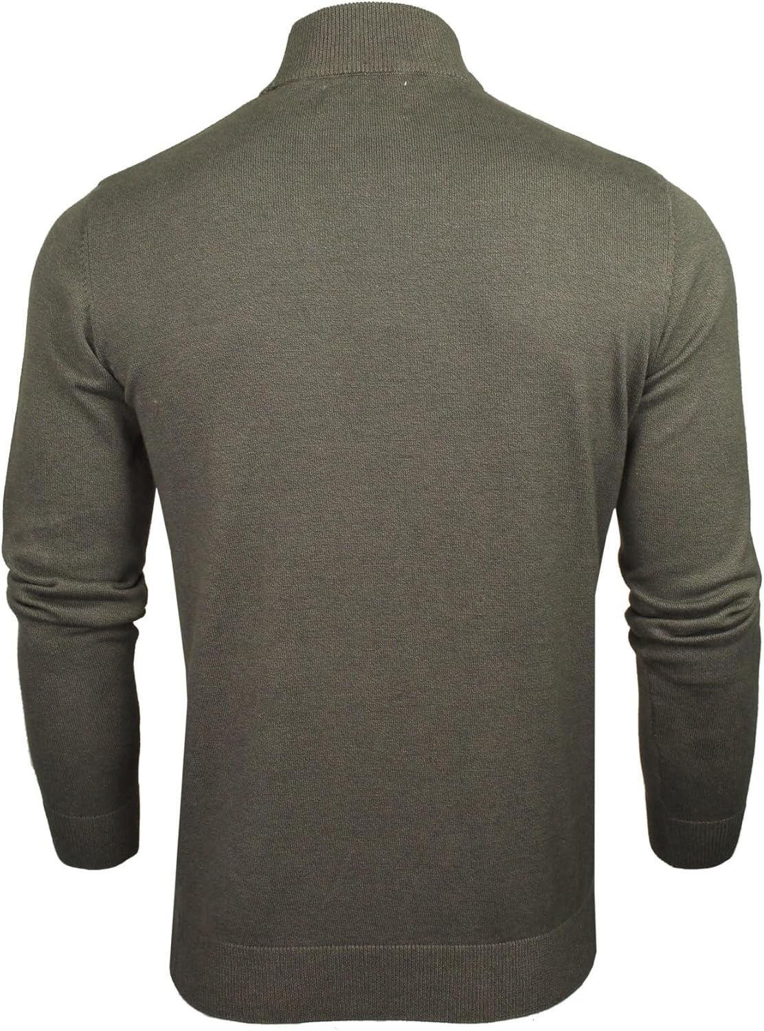 Thumbnail 2 de Xact Men’s Pure Cotton Mock Neck Turtleneck Jumper – soft, breathable high-neck knit
