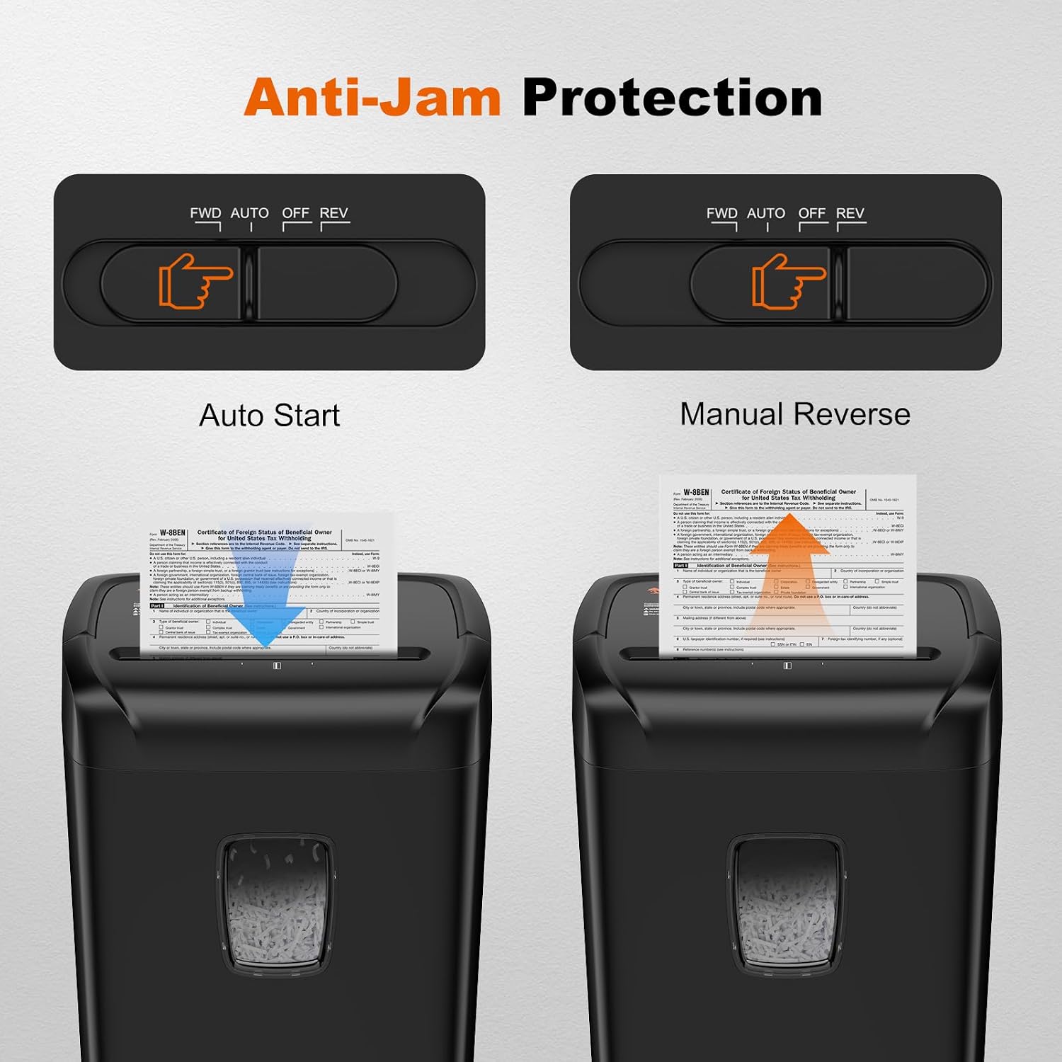 Thumbnail 6 de Bonsaii C243-A Cross-Cut Paper Shredder, P-4, 10-Minute Run, 5.5-Gallon Bin