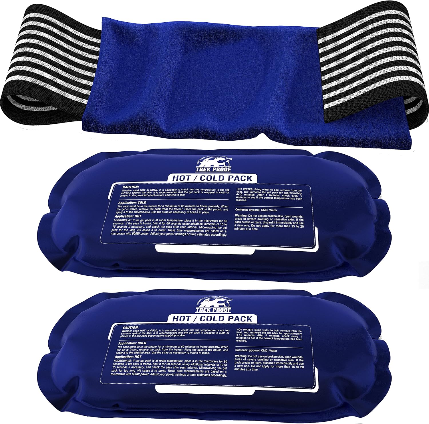 Classic Ice Packs for Injuries 3-Pack