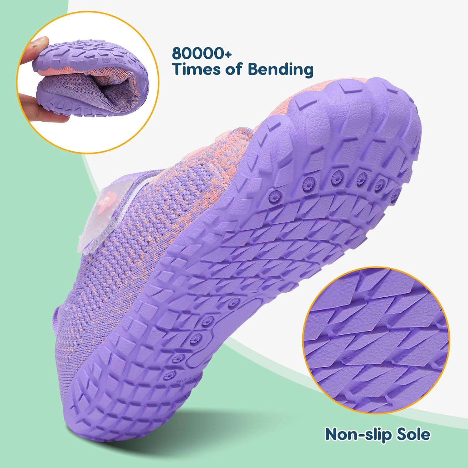 Detalle 1 de LeIsfIt Kids Barefoot Shoes with Wide Toe Box