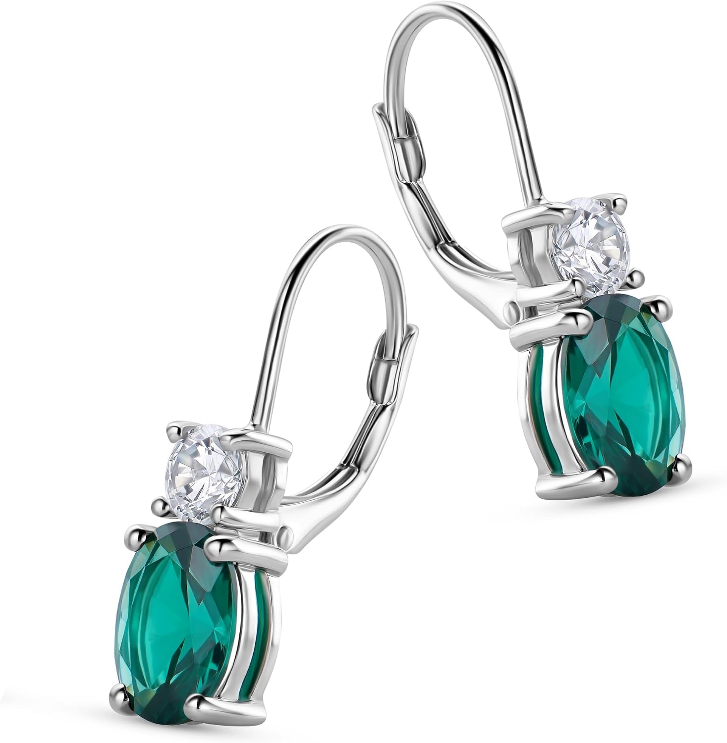 Detalle 2 de MIORE Joyería pendientes plata 925 2,75 ct