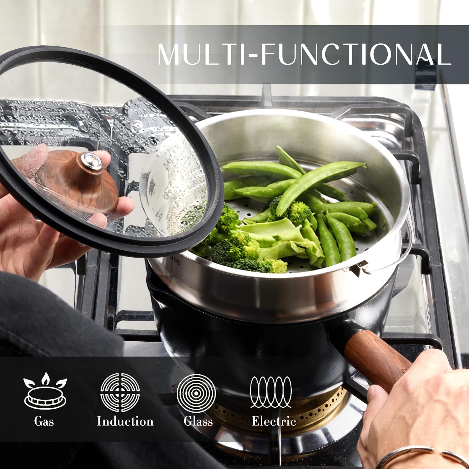 Thumbnail 6 de CAROTE Ceramic Cookware Set, 21-Piece
